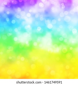 Light Multicolor vector background with circles. Abstract decorative design in gradient style with bubbles. Pattern for wallpapers, curtains.