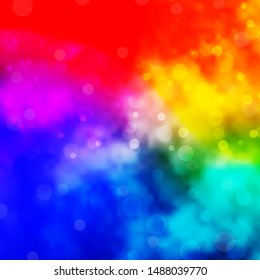 Light Multicolor vector background with circles. Modern abstract illustration with colorful circle shapes. Pattern for booklets, leaflets.