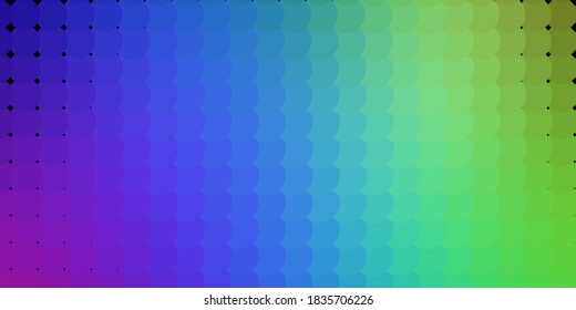 Light Multicolor vector background with circles. Illustration with set of shining colorful abstract spheres. New template for your brand book.