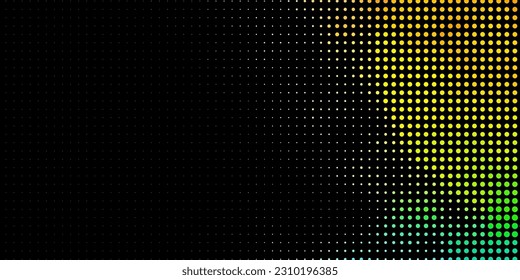 Light Multicolor vector background with circles. Abstract colorful disks on simple gradient background. Pattern for booklets, leaflets.