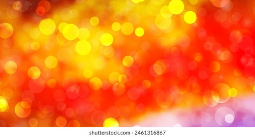Light Multicolor vector background with circles. Abstract colorful disks on simple gradient background. Pattern for wallpapers, curtains.