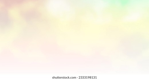 Light Multicolor vector background with clouds. Illustration in abstract style with gradient clouds. Colorful pattern for appdesign.