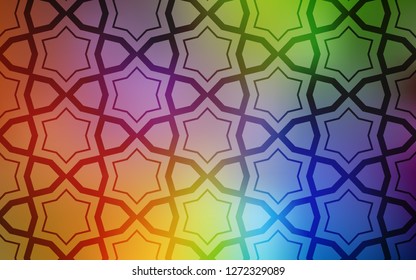 Light Multicolor vector background with colored stars. Blurred decorative design in simple style with stars. Pattern for wrapping gifts.