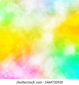 Light Multicolor vector background with colorful stars. Modern geometric abstract illustration with stars. Best design for your ad, poster, banner.