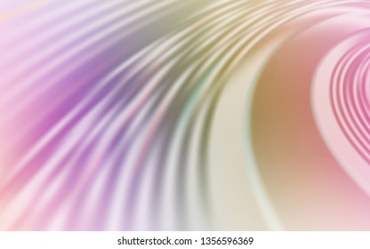 Light Multicolor vector background with curved lines. Modern gradient abstract illustration with bandy lines. Pattern for your business design.
