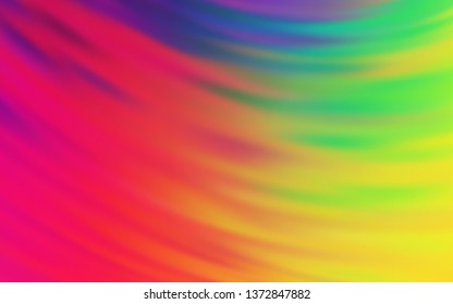 Light Multicolor vector background with curved lines. A circumflex abstract illustration with gradient. New composition for your brand book.