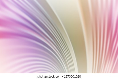Light Multicolor vector background with curved lines. Brand new colorful illustration in simple style. A new texture for your  ad, booklets, leaflets.