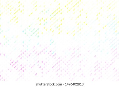 Light Multicolor vector background with curved lines. Creative illustration in halftone style with gradient. A completely new design for your business.