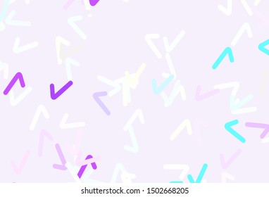 Light Multicolor vector background with curved lines. A shining illustration, which consists of curved lines. A completely new design for your business.