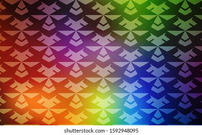 Light Multicolor vector background with curved lines. A shining illustration, which consists of curved lines. Elegant pattern for a brand book.