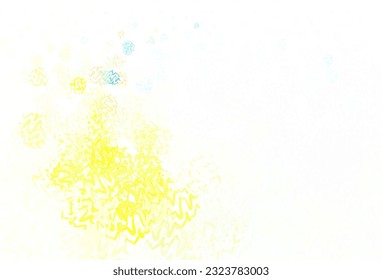 Light Multicolor vector background with curved lines. Creative illustration in halftone style with gradient. Elegant pattern for a brand book.