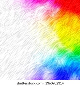 Light Multicolor vector background with curves. Colorful illustration in abstract style with bent lines. Pattern for commercials, ads.