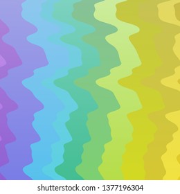 Light Multicolor vector background with curves. Colorful illustration in circular style with lines. Template for cellphones.