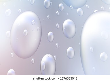 Light Multicolor vector background with dots. Abstract illustration with colored bubbles in nature style. Completely new template for your brand book.