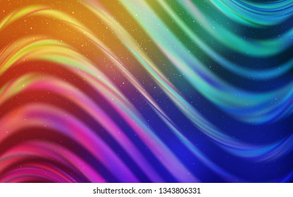 Light Multicolor vector background with galaxy stars. Blurred decorative design in simple style with galaxy stars. Pattern for futuristic ad, booklets.