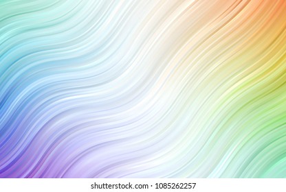 Light Multicolor vector background with lamp shapes. Shining crooked illustration in marble style. Brand-new design for your ads, poster, banner.