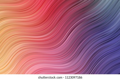 Light Multicolor vector background with lamp shapes. Blurred geometric sample with gradient bubbles.  Marble style for your business design.