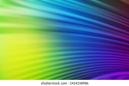 Light Multicolor vector background with lines. Geometric illustration in abstract style with gradient.  New composition for your brand book.
