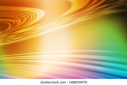 Light Multicolor vector background with lines. A completely new colorful illustration in simple style. Colorful wave pattern for your design.