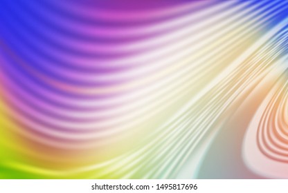 Light Multicolor vector background with lines. A completely new colorful illustration in simple style. New composition for your brand book.