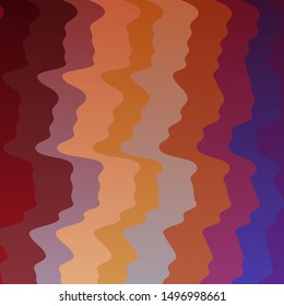 Light Multicolor vector background with lines. Brand new colorful illustration with bent lines. Pattern for commercials, ads.
