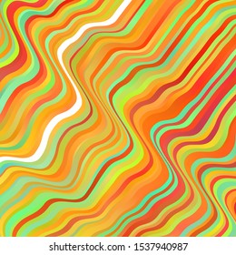 Light Multicolor vector background with lines. Gradient illustration in simple style with bows. Template for cellphones.