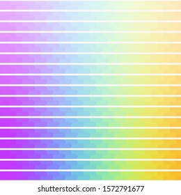 Light Multicolor vector background with lines. Gradient illustration with straight lines in abstract style. Template for your UI design.