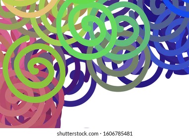 Light Multicolor vector background with lines. Colorful illustration in simple style with gradient. A completely new template for your design.