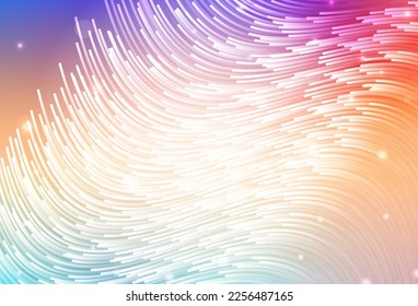 Light Multicolor vector background with lines. A completely new colorful illustration in simple style. Background for cell phone screens.