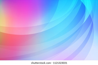 Light Multicolor vector background with liquid shapes. Colorful illustration in abstract marble style with gradient. New composition for your brand book.
