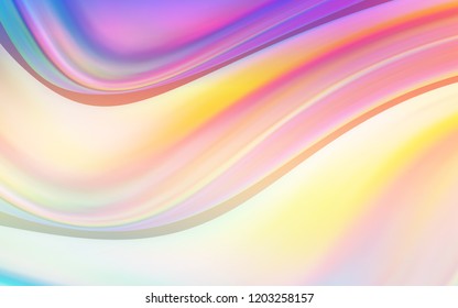 Light Multicolor vector background with liquid shapes. Blurred geometric sample with gradient bubbles.  A new texture for your  ad, booklets, leaflets.