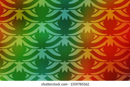 Light Multicolor vector background with polygonal style. Abstract gradient illustration with triangles. Pattern for commercials.
