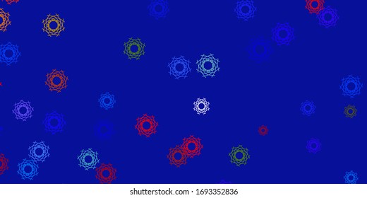 Light Multicolor vector background with random forms. Simple design in abstract style with gradient forms. Simple illustration for your web site.