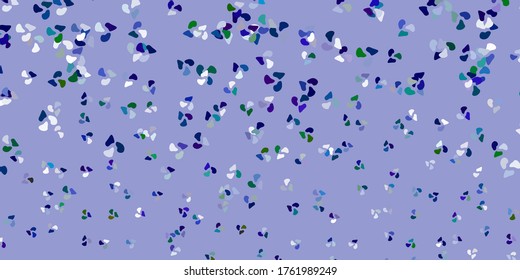 Light multicolor vector background with random forms. Illustration with colorful shapes in abstract style. Smart design for your business.