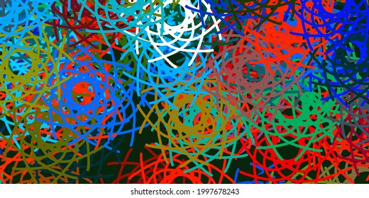 Light Multicolor vector background with random forms. Colorful illustration with simple gradient shapes. Smart design for your business.