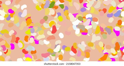 Light multicolor vector background with random forms. Colorful illustration with simple gradient shapes. Background for cell phones.
