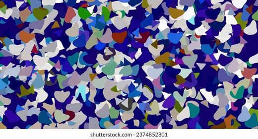 Light multicolor vector background with random forms. Modern abstract illustration with gradient random forms. Elegant design for wallpaper set.