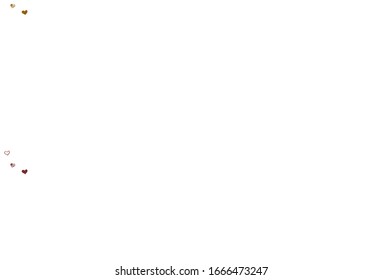 Light Multicolor vector background with Shining hearts. Decorative design with hearts in simple style . Pattern for carnival, festival romantic leaflets.