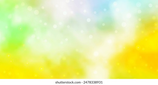 Light Multicolor vector background with small and big stars. Blur decorative design in simple style with stars. Design for your business promotion.