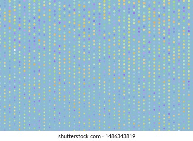 Light Multicolor vector background with spots. Abstract illustration with colored bubbles in nature style. Pattern for futuristic ad, booklets.