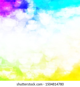 Light Multicolor vector background with spots. Glitter abstract illustration with colorful drops. Pattern for booklets, leaflets.