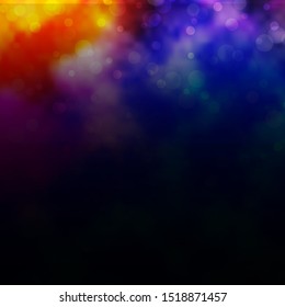Light Multicolor vector background with spots. Abstract illustration with colorful spots in nature style. Pattern for booklets, leaflets.