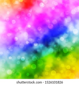 Light Multicolor vector background with spots. Illustration with set of shining colorful abstract spheres. Pattern for websites.