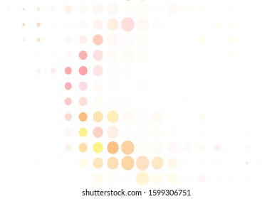 Light Multicolor vector background with spots. Modern abstract illustration with colorful water drops. New template for your brand book.