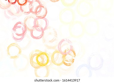 Light Multicolor vector background with spots. Abstract illustration with colored bubbles in nature style. Pattern for futuristic ad, booklets.