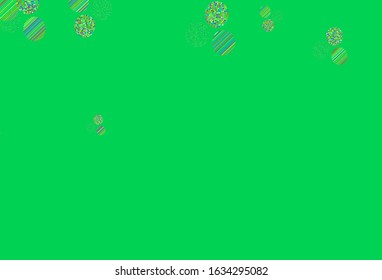 Light Multicolor vector background with spots. Beautiful colored illustration with blurred circles in nature style. Pattern for futuristic ad, booklets.