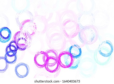 Light Multicolor vector background with spots. Beautiful colored illustration with blurred circles in nature style. Pattern for ads, leaflets.
