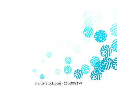Light Multicolor vector background with spots. Blurred bubbles on abstract background with colorful gradient. Pattern for textures of wallpapers.