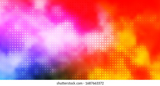 Light Multicolor vector background with spots. Modern abstract illustration with colorful circle shapes. Pattern for wallpapers, curtains.