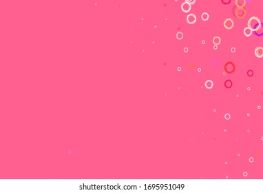 Light Multicolor vector background with spots. Blurred bubbles on abstract background with colorful gradient. New template for your brand book.